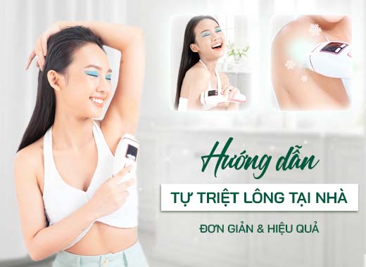 cách triệt lông bằng máy tại nhà