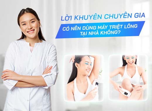 có nên dùng máy triệt lông tại nhà