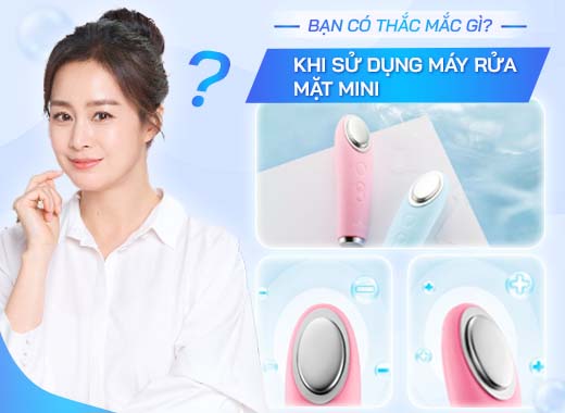 máy rửa mặt mini